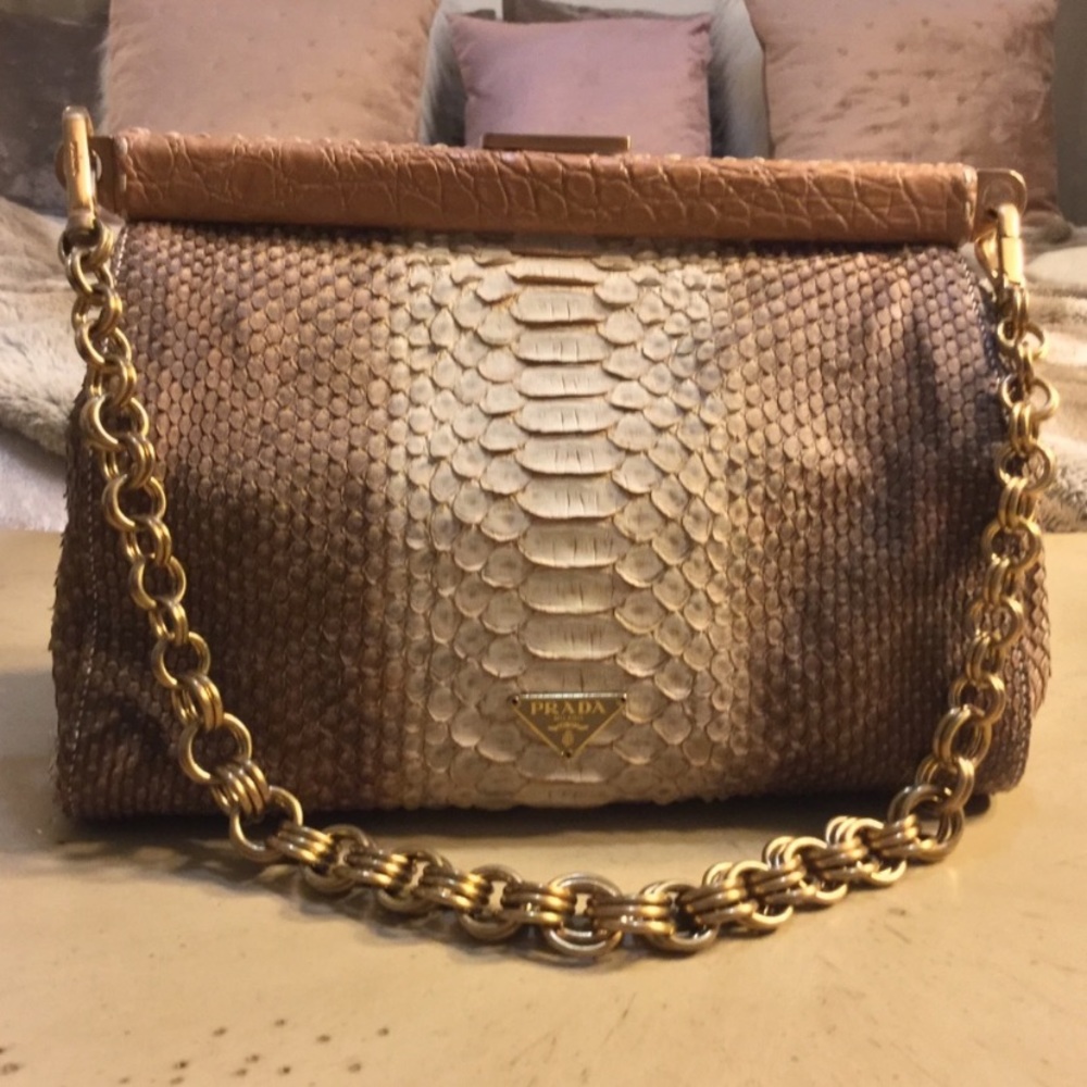 👜 PRADA PITONE CERNIERA BAG 👜 - Picture 8 of 16